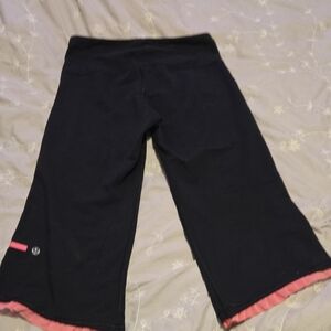 lululemon athletica Black and Pink Leggings